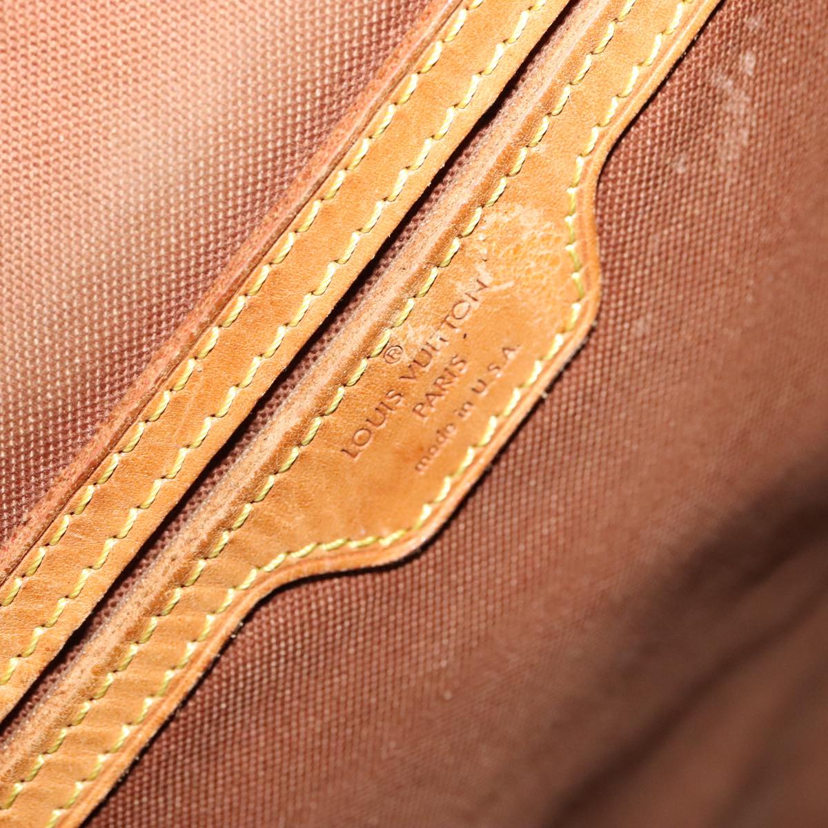 LOUIS VUITTON Monogram Montsouris GM Backpack M51135 LV 109985
