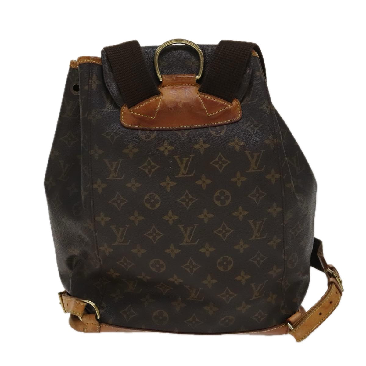 LOUIS VUITTON Monogram Montsouris GM Backpack M51135 LV 109985