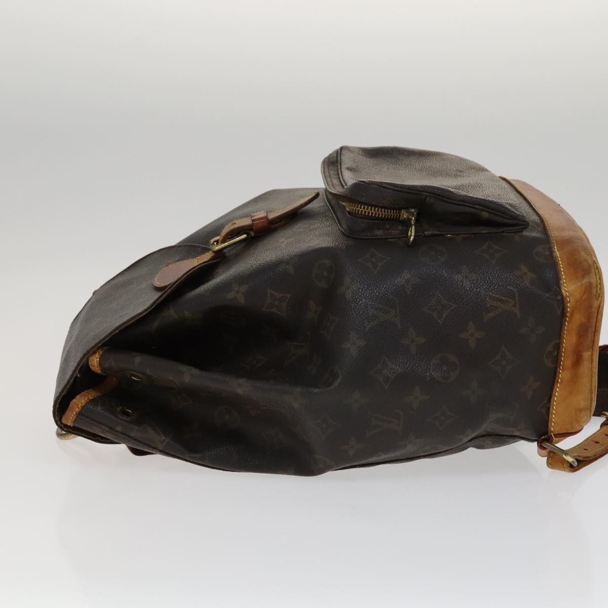 LOUIS VUITTON Monogram Montsouris GM Backpack M51135 LV 109985