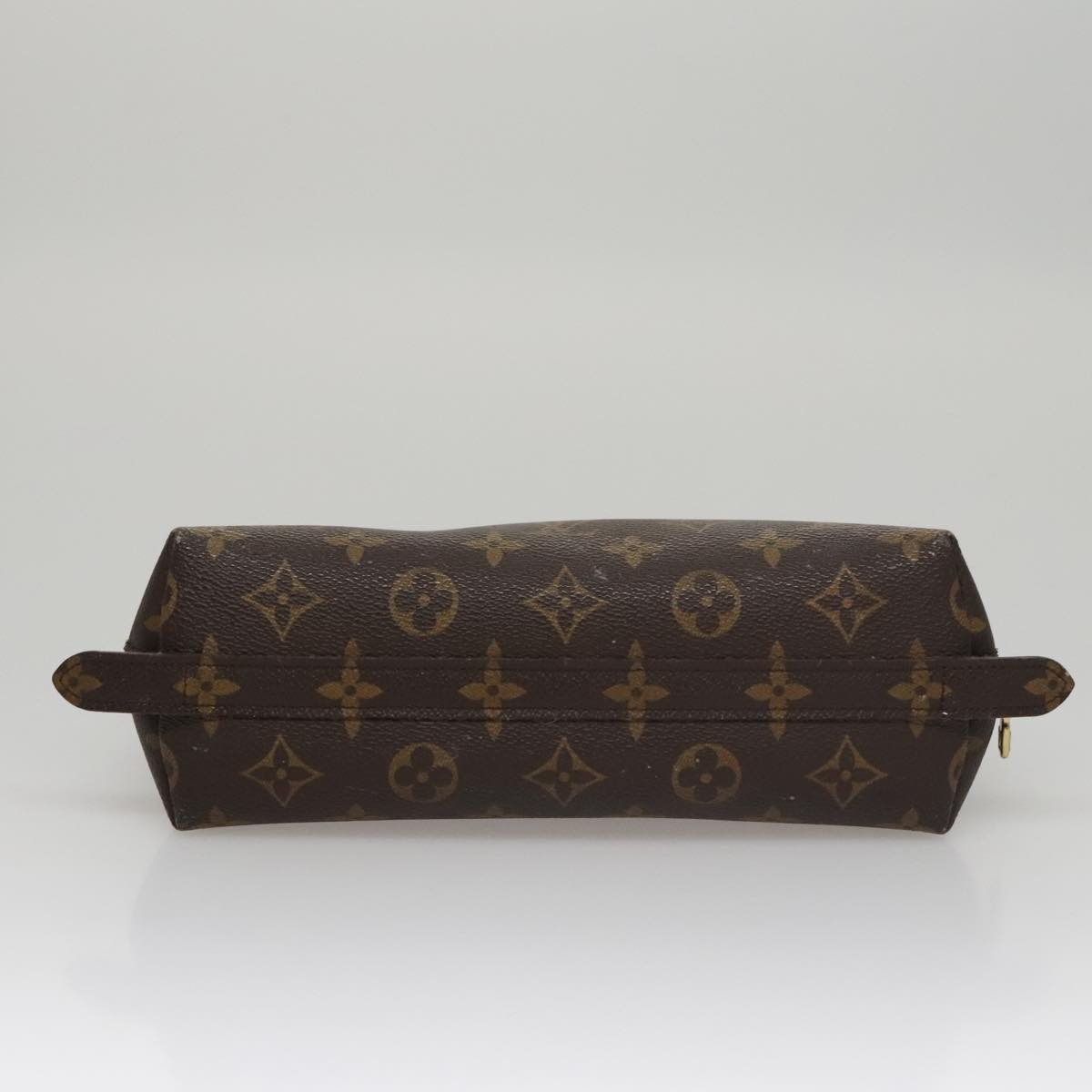 LOUIS VUITTON Monogram Trousse Demi Ronde Cosmetic Pouch M47520 LV 109998