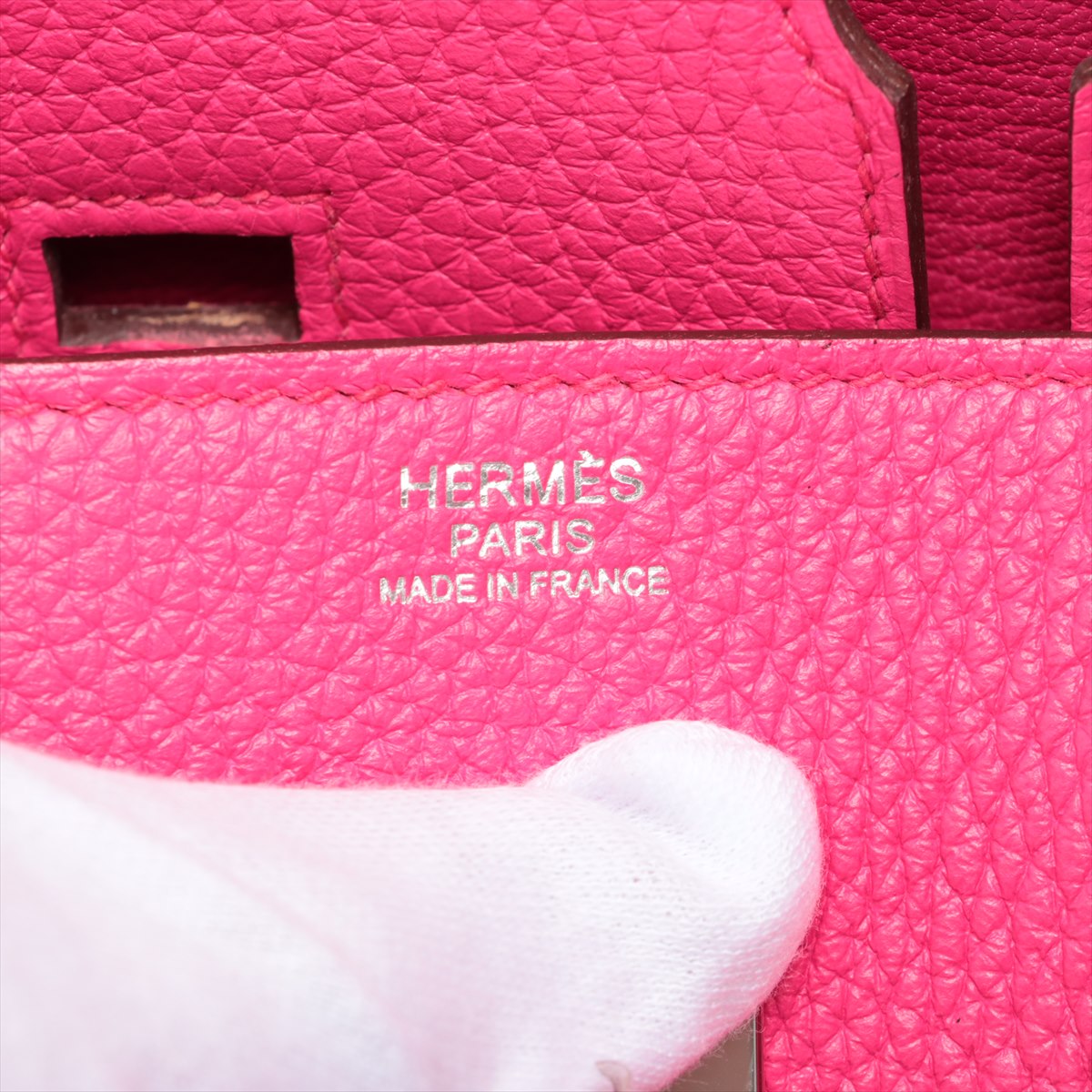 Luxury Hermes Birkin 30 Taurillon Clemence Rose