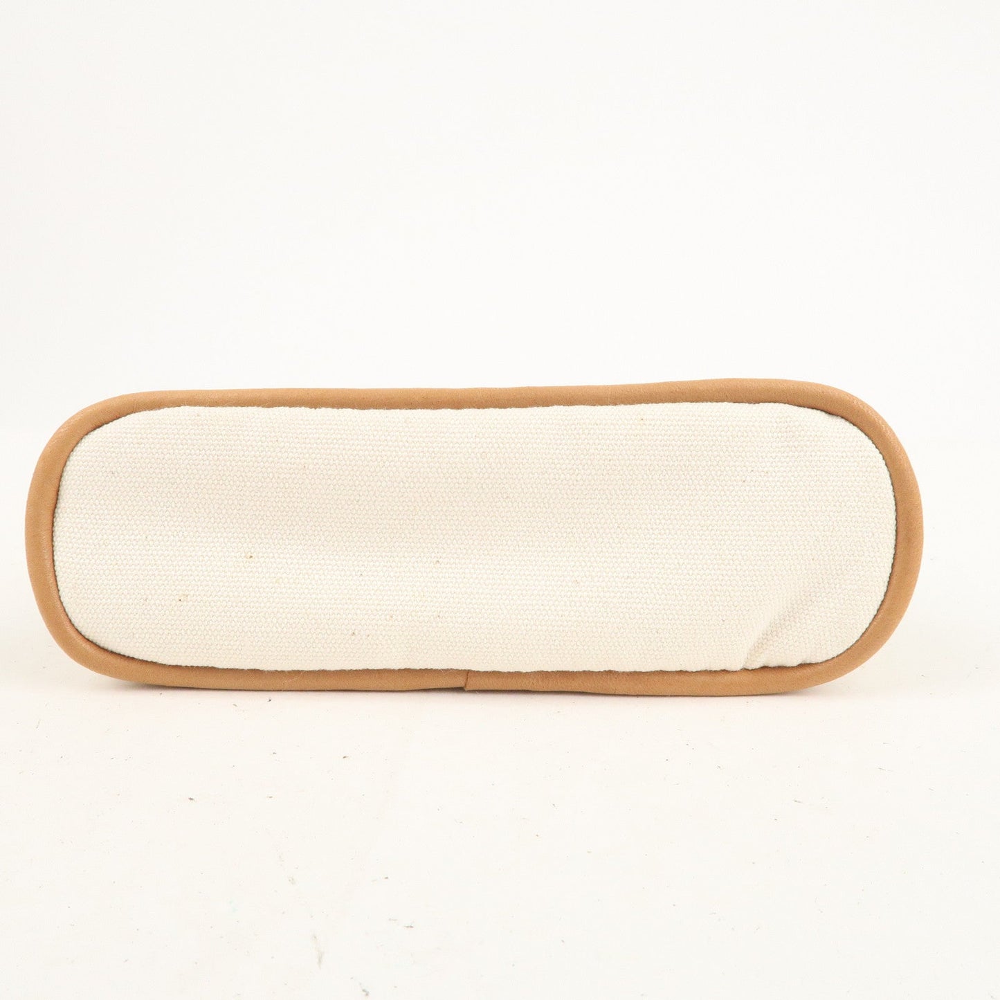 Luxury Hermes Set of 2 Bolide Pouch MM & Mini Canvas Leather Ivory Red