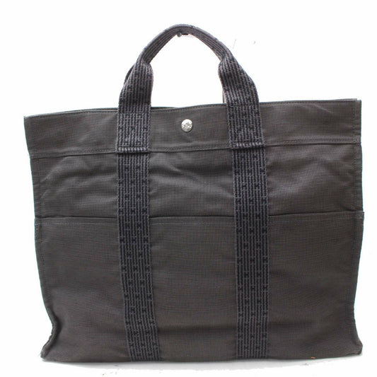 Brand Inspired Luxury Hermes Tote Bag Herline Gray Canvas (SHC7-10102)