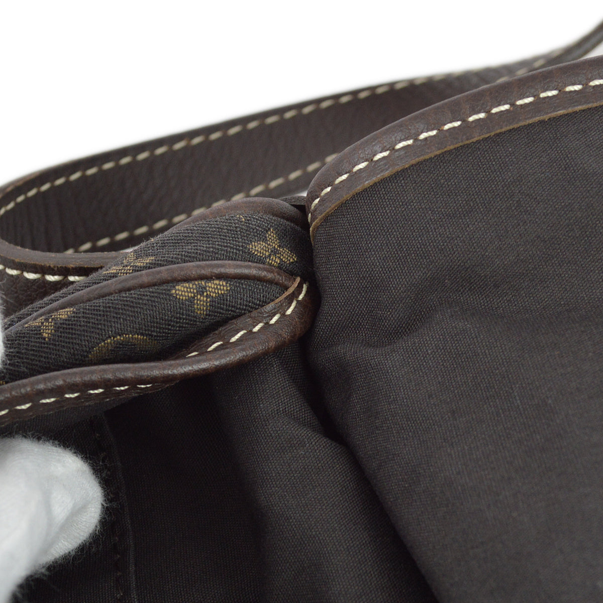 Louis Vuitton 2007 Monogram Mini Lin Saumur 30 Shoulder Bag M95227