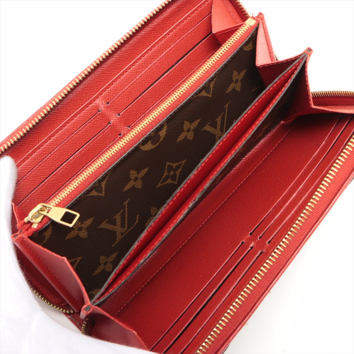 Louis Vuitton Monogram  Wallet M61854 Triple Round Zip Wallet