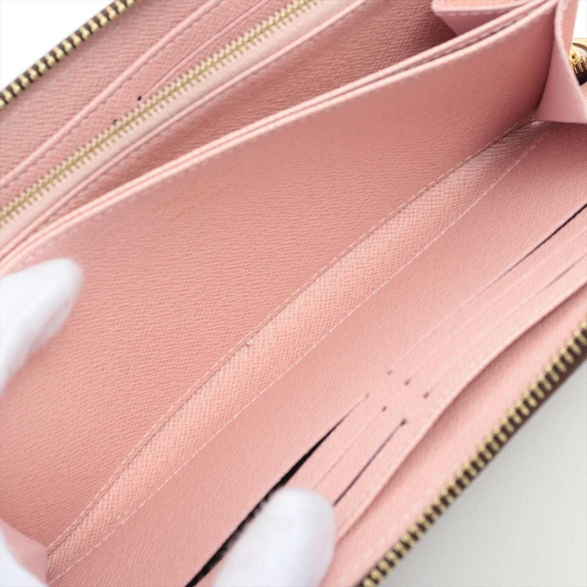Louis Vuitton Monogram  Wallet M41894 Rose Valerie Round Zip Wallet