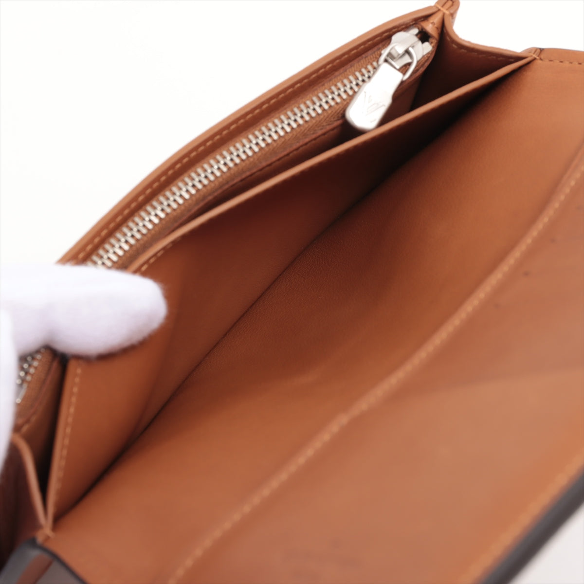 Louis Vuitton LV Logo Portefolio Brother M81756 Brown Long   Wallet