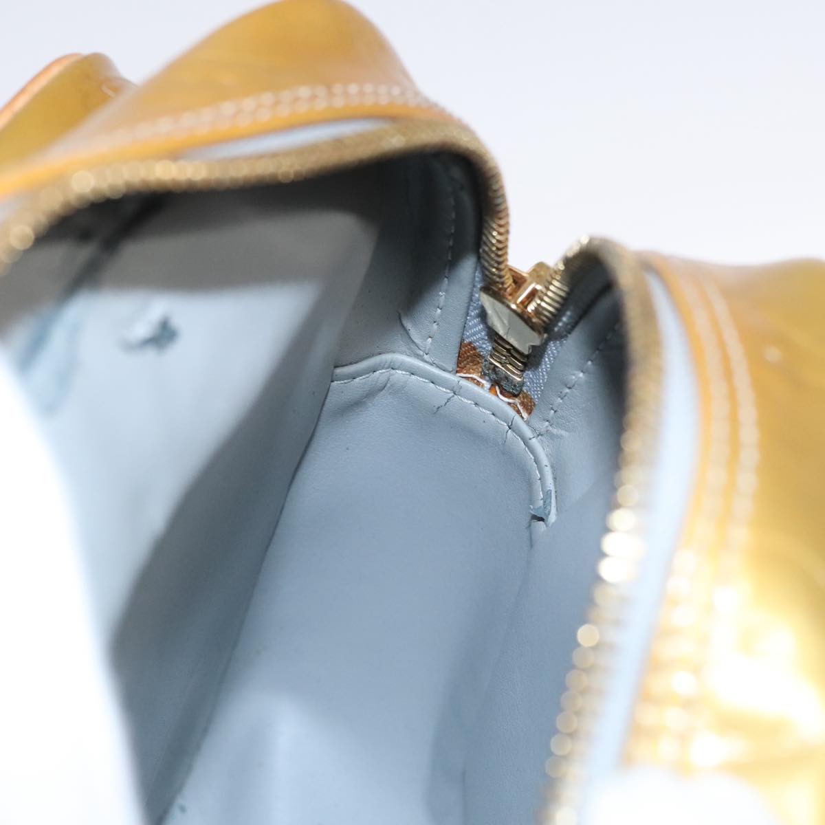 LOUIS VUITTON Monogram Vernis Wooster Shoulder Bag Gris M91036 LV 110001