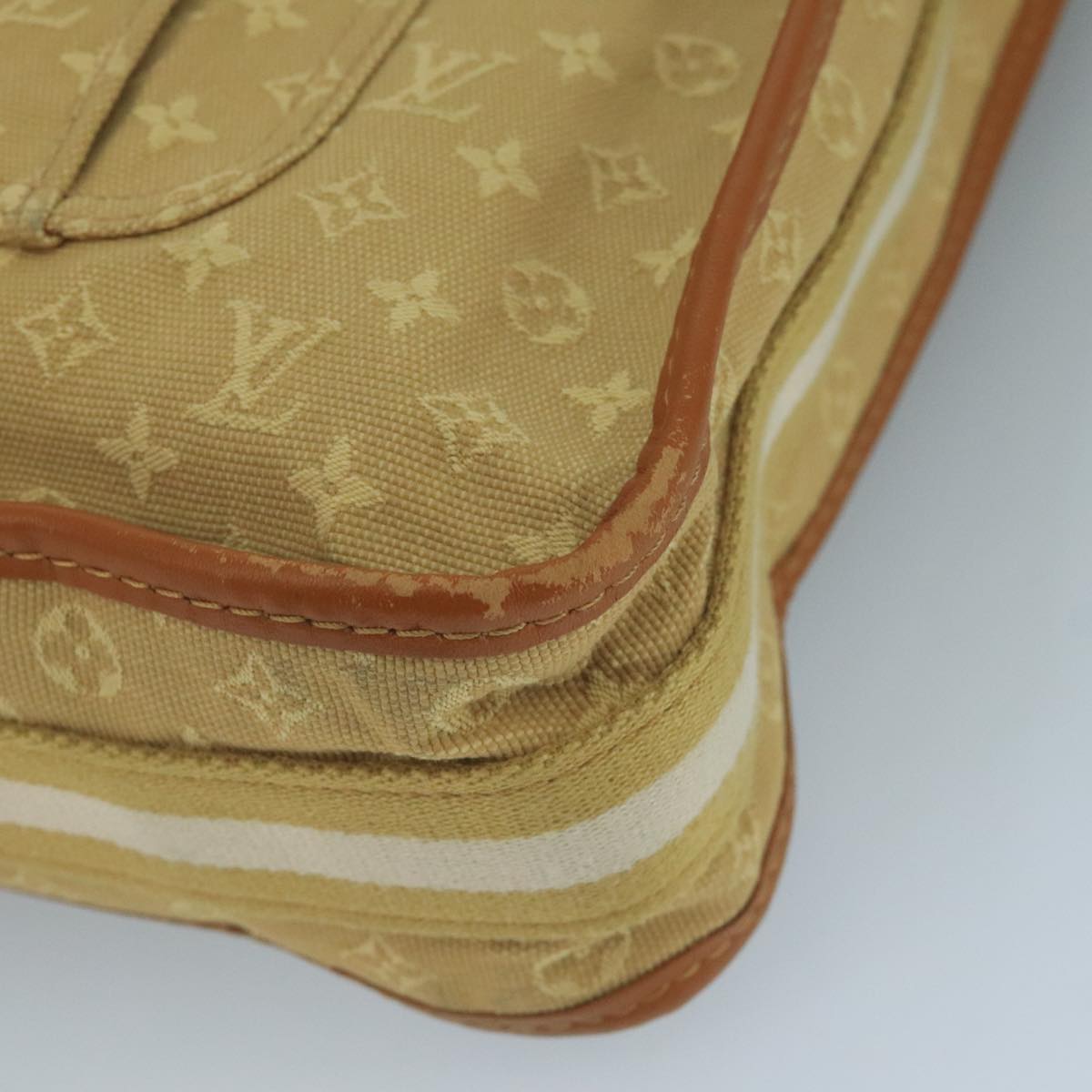 LOUIS VUITTON Monogram Mini Buzas Marie Kate Bag Beige M92323 LV 110003