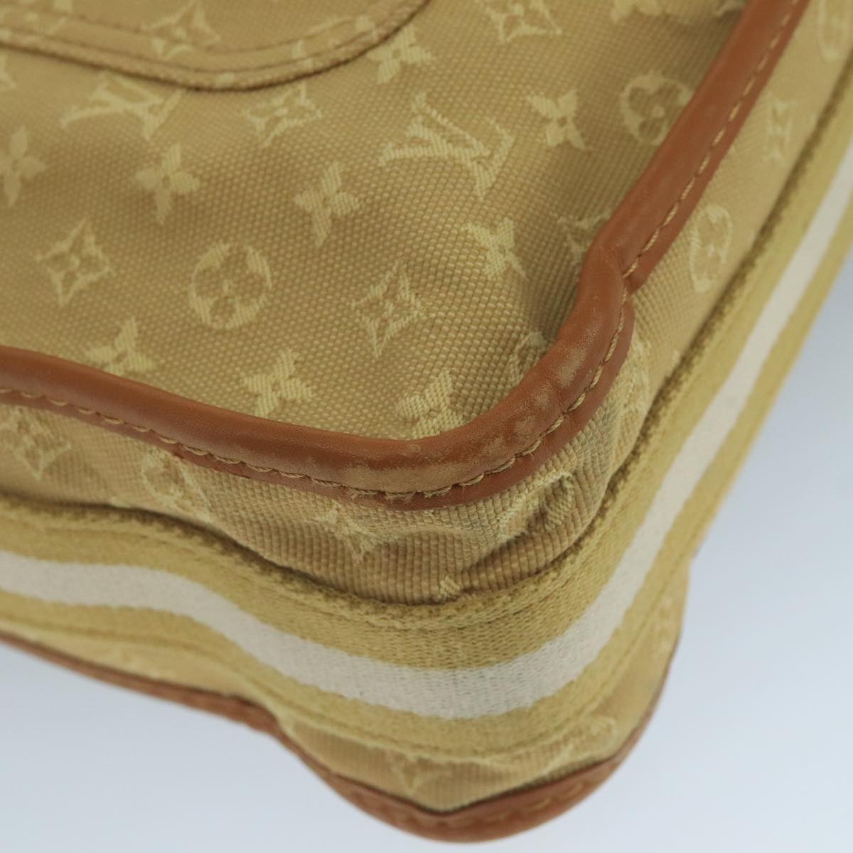 LOUIS VUITTON Monogram Mini Buzas Marie Kate Bag Beige M92323 LV 110003