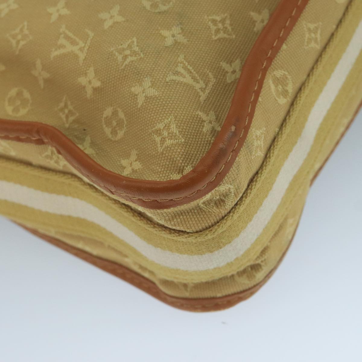 LOUIS VUITTON Monogram Mini Buzas Marie Kate Bag Beige M92323 LV 110003