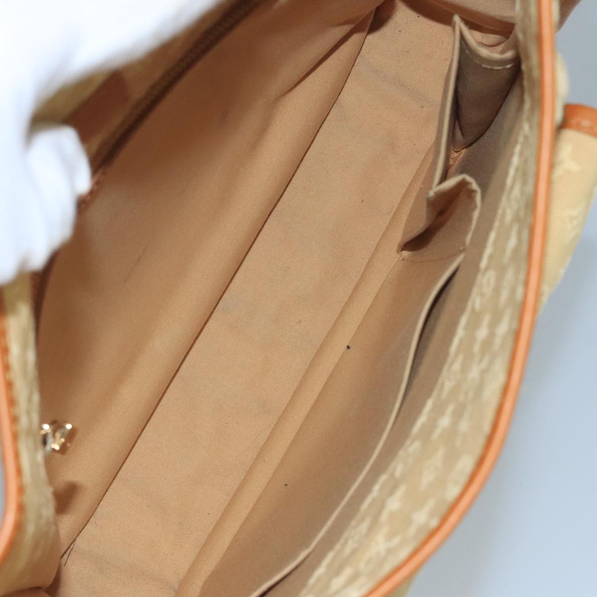 LOUIS VUITTON Monogram Mini Buzas Marie Kate Bag Beige M92323 LV 110003
