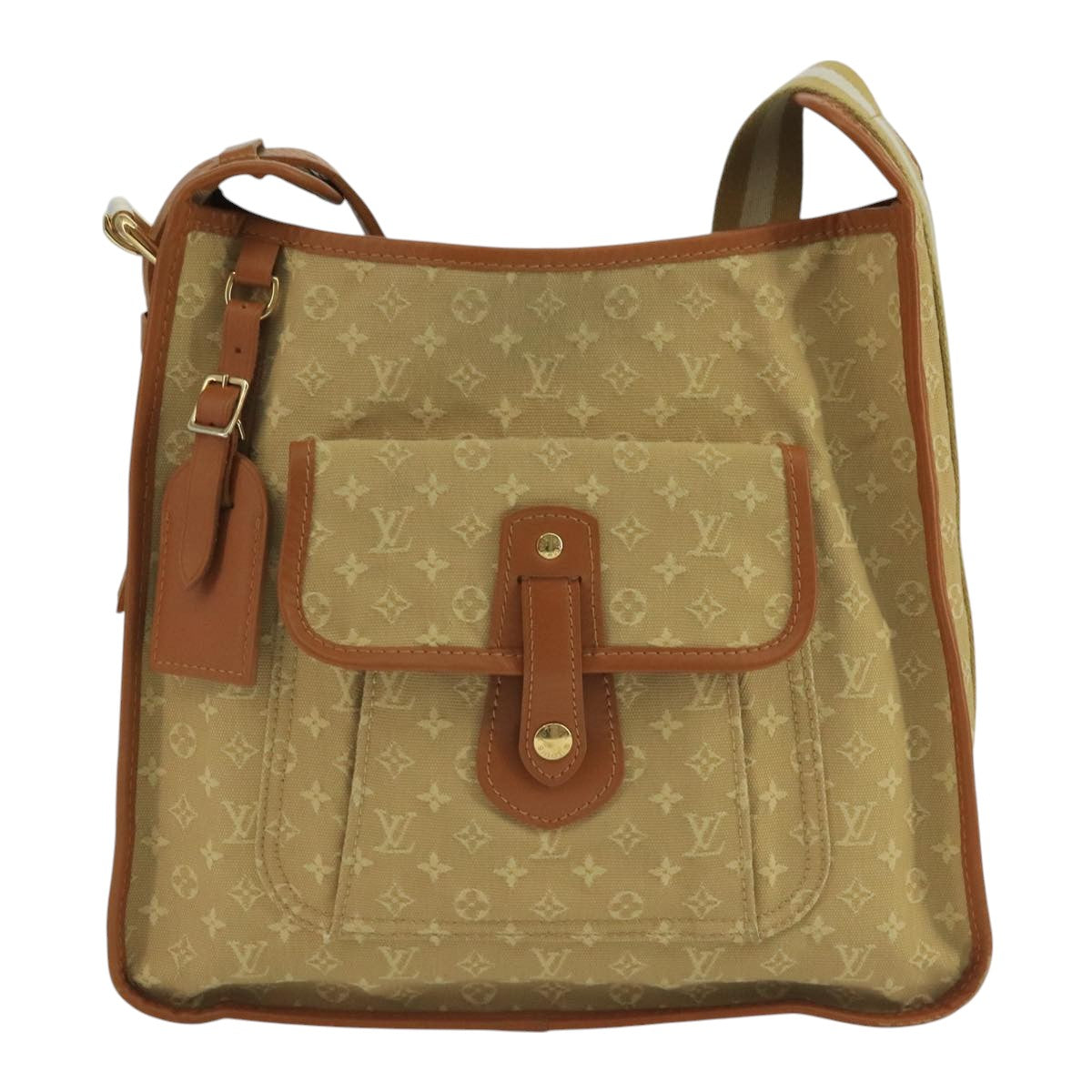 LOUIS VUITTON Monogram Mini Buzas Marie Kate Bag Beige M92323 LV 110003