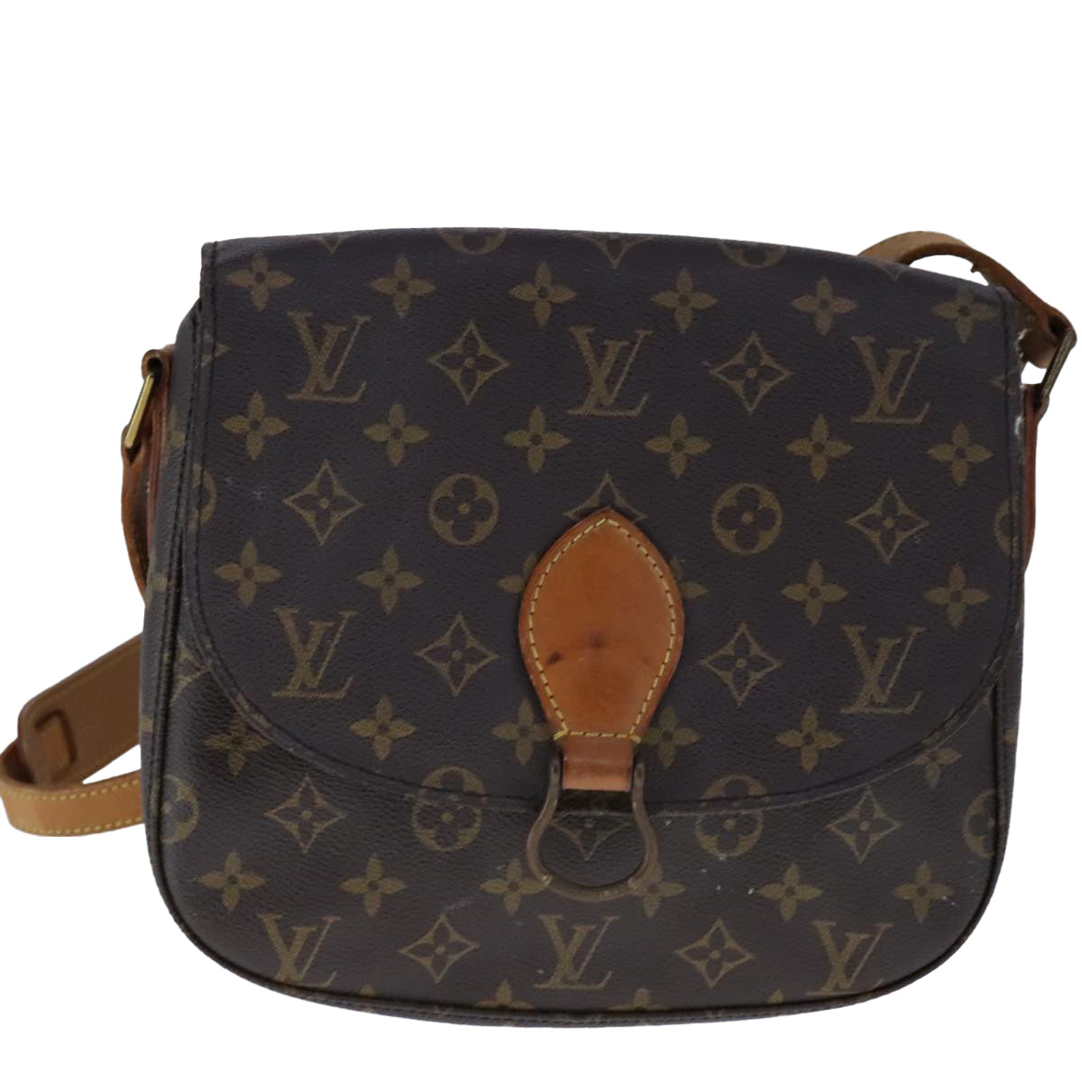 LOUIS VUITTON Monogram Saint Cloud GM Shoulder Bag M51242 LV 110005