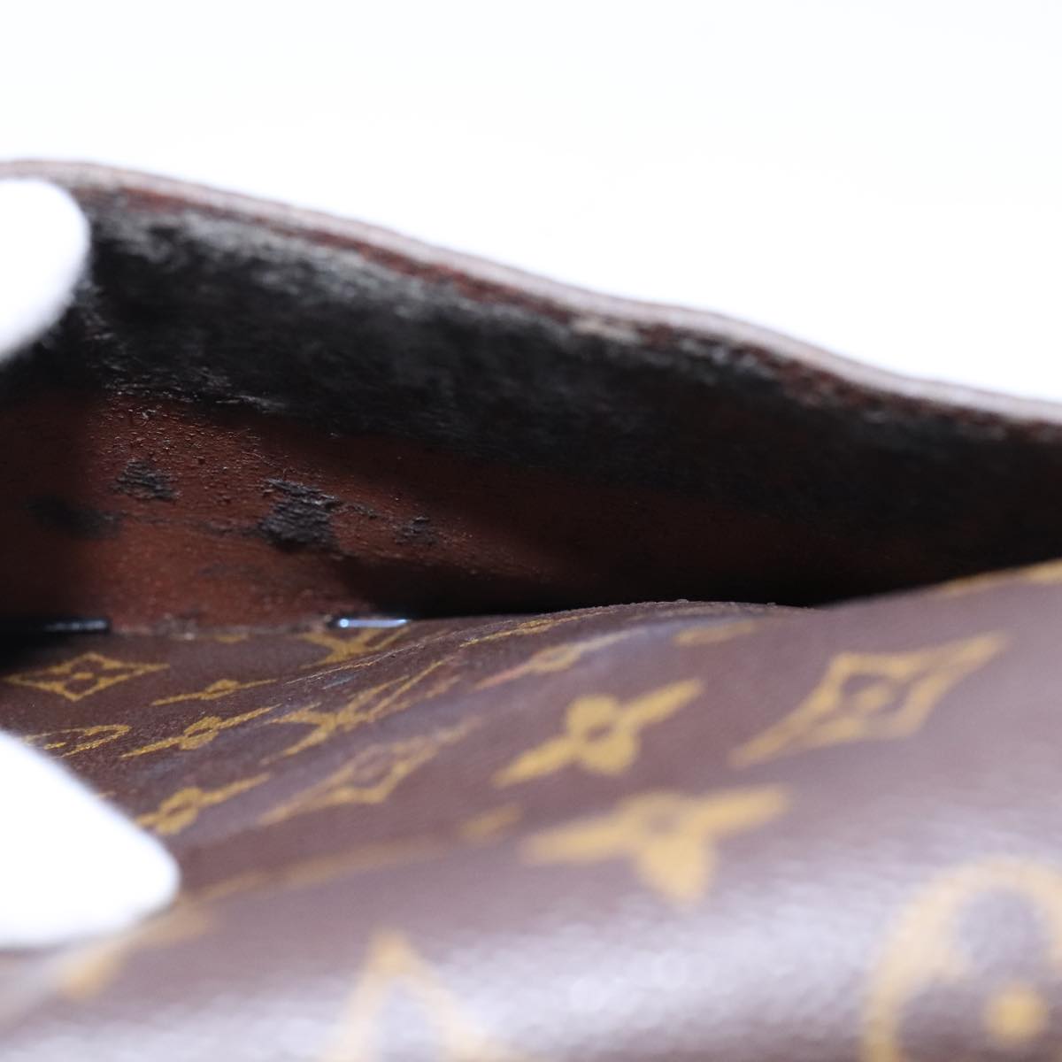 LOUIS VUITTON Monogram Saint Cloud GM Shoulder Bag M51242 LV 110005