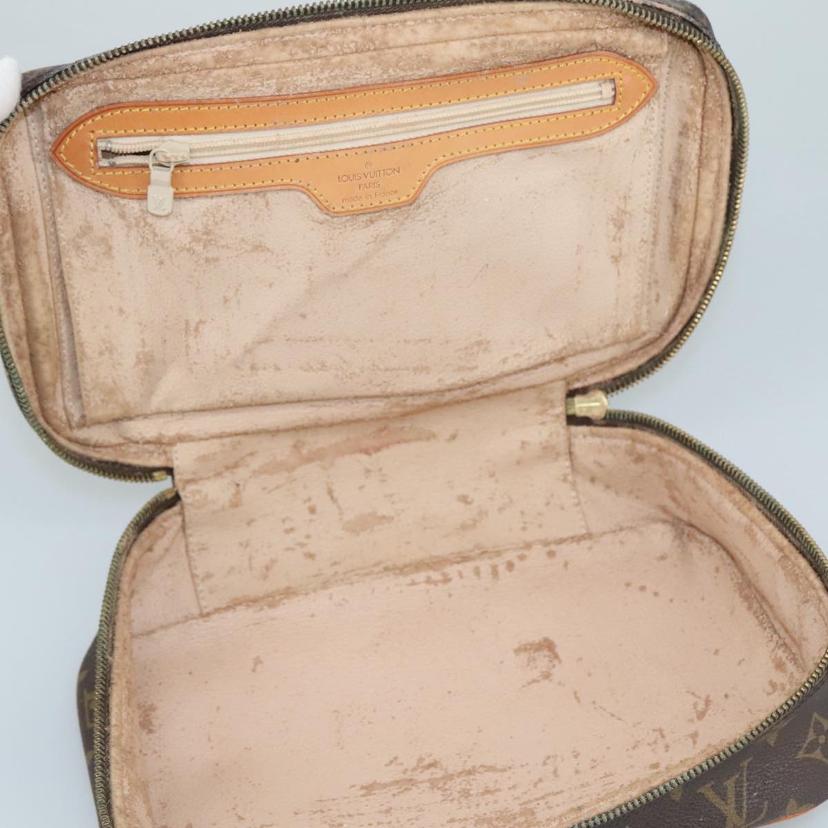 LOUIS VUITTON Monogram Trousse Boite Cosmetic Pouch M47640 LV 110007