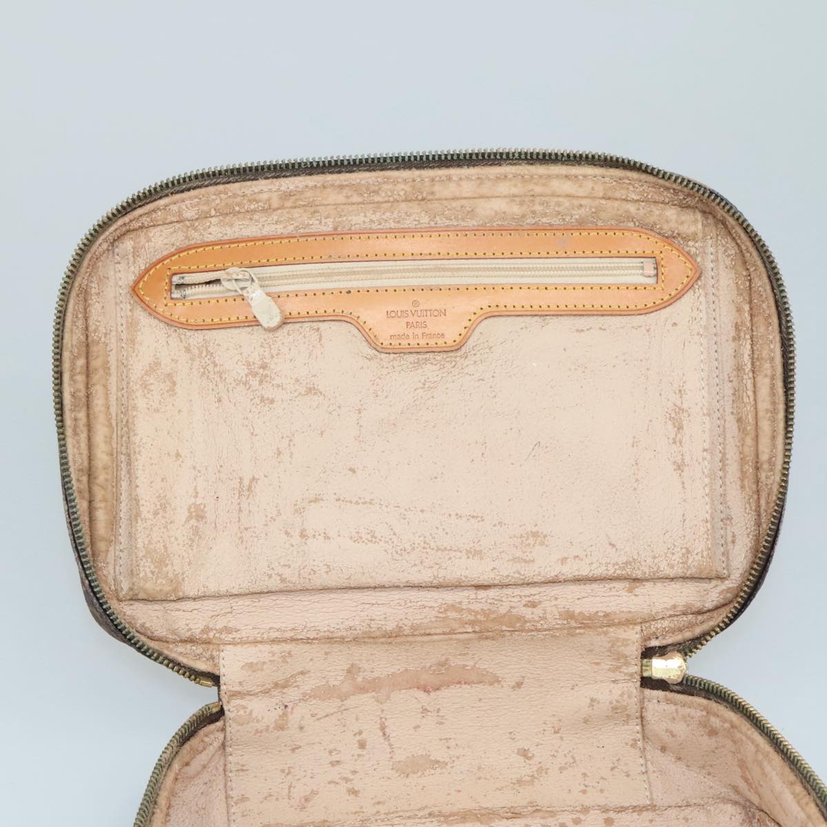 LOUIS VUITTON Monogram Trousse Boite Cosmetic Pouch M47640 LV 110007