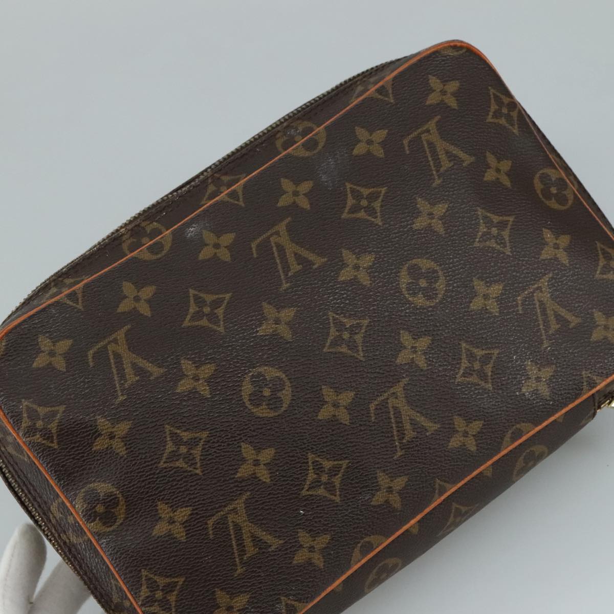 LOUIS VUITTON Monogram Trousse Boite Cosmetic Pouch M47640 LV 110007