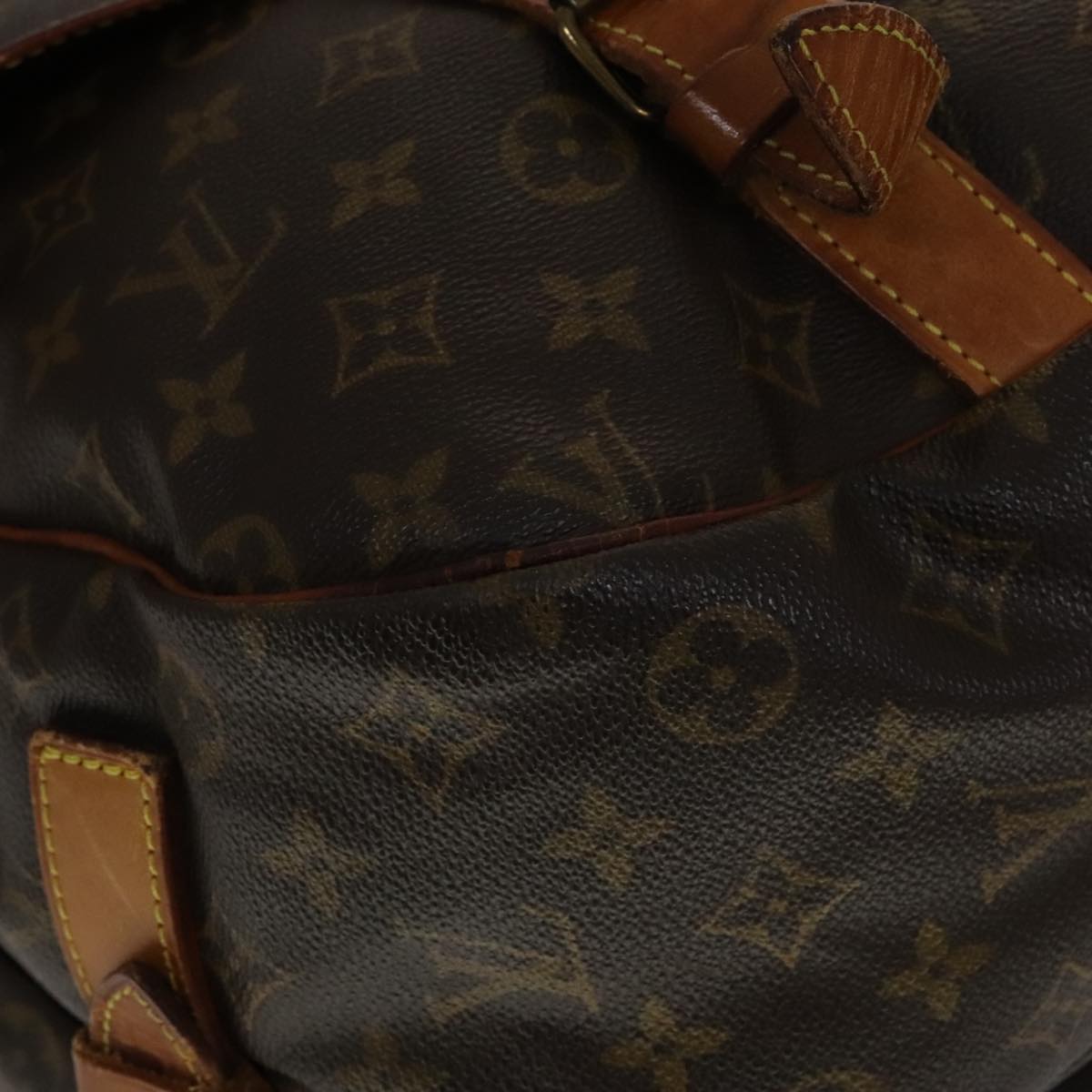 LOUIS VUITTON Monogram Saumur 43 Shoulder Bag M42252 LV 110027