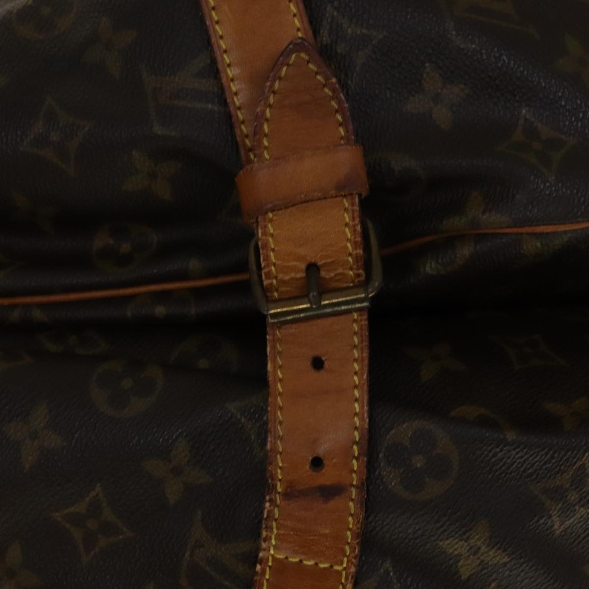 LOUIS VUITTON Monogram Saumur 43 Shoulder Bag M42252 LV 110027