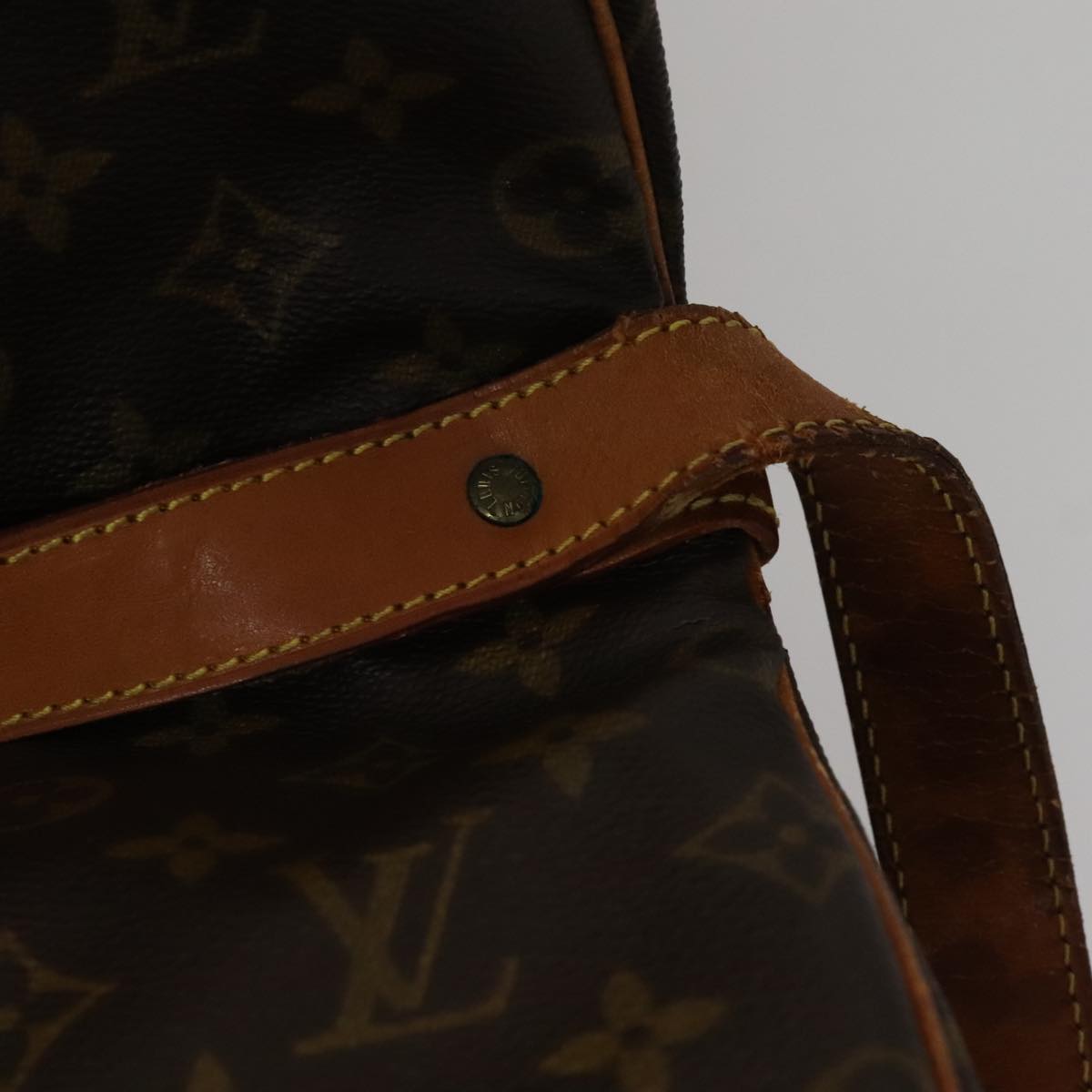 LOUIS VUITTON Monogram Saumur 43 Shoulder Bag M42252 LV 110027
