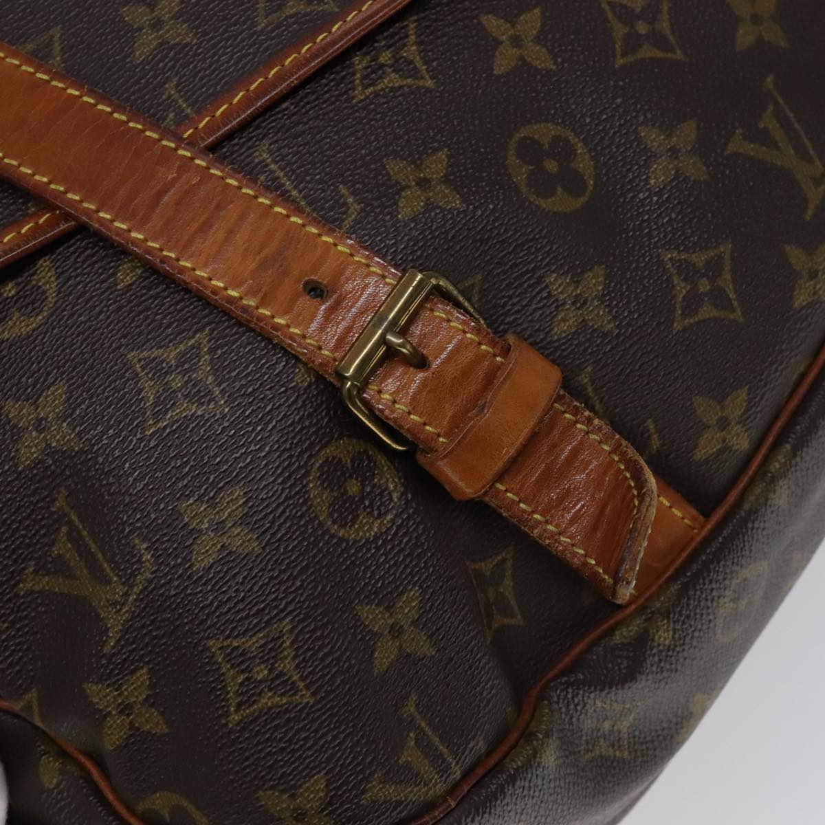 LOUIS VUITTON Monogram Saumur 43 Shoulder Bag M42252 LV 110027