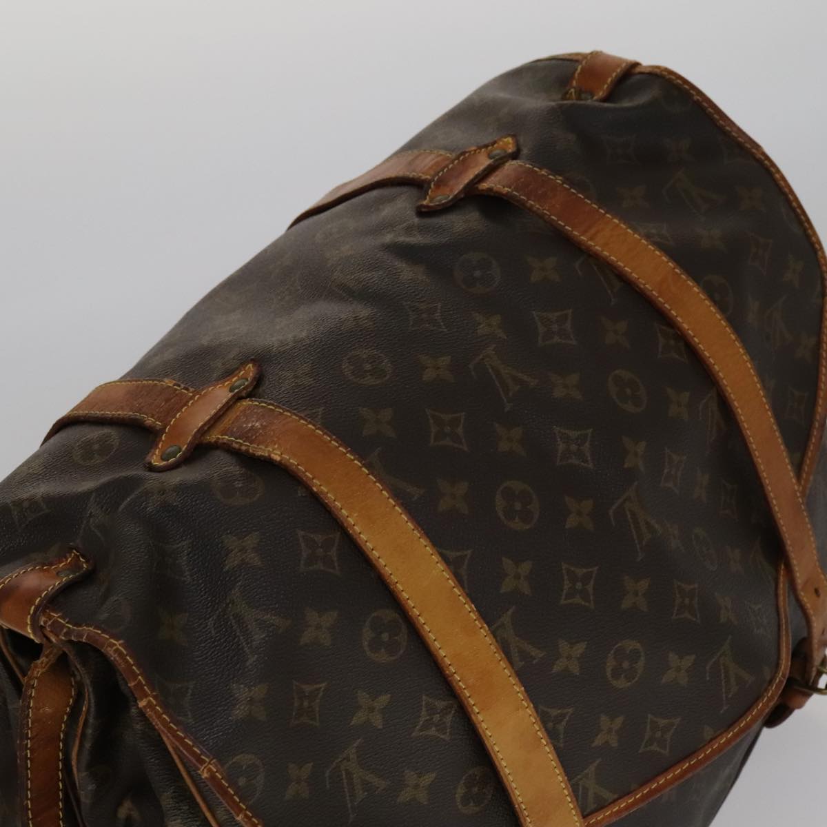 LOUIS VUITTON Monogram Saumur 43 Shoulder Bag M42252 LV 110027