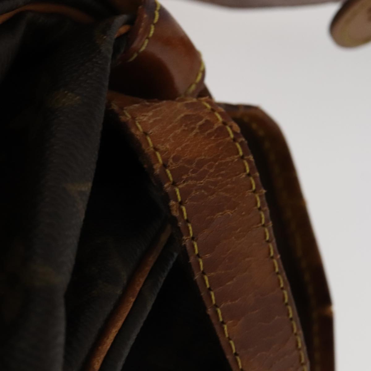 LOUIS VUITTON Monogram Saumur 43 Shoulder Bag M42252 LV 110027