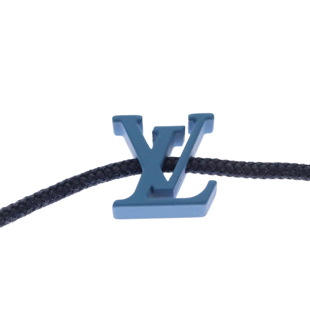 LOUIS VUITTON Brass Refills On The Go Bracelet Cotton Black M63663 110029