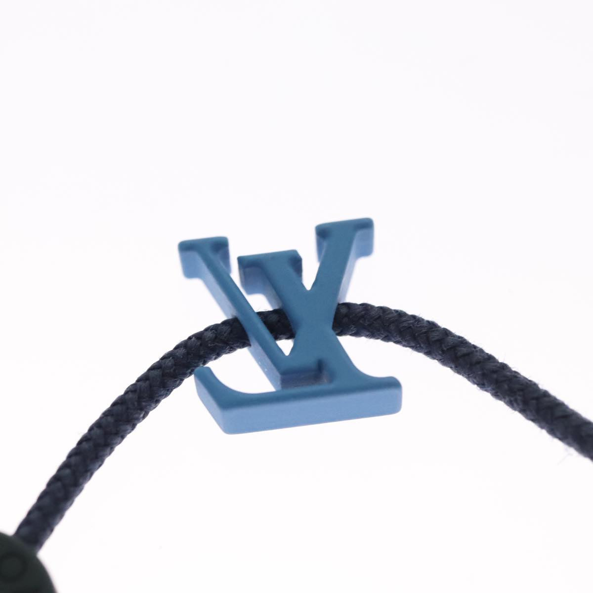 LOUIS VUITTON Brass Refills On The Go Bracelet Cotton Black M63663 110029