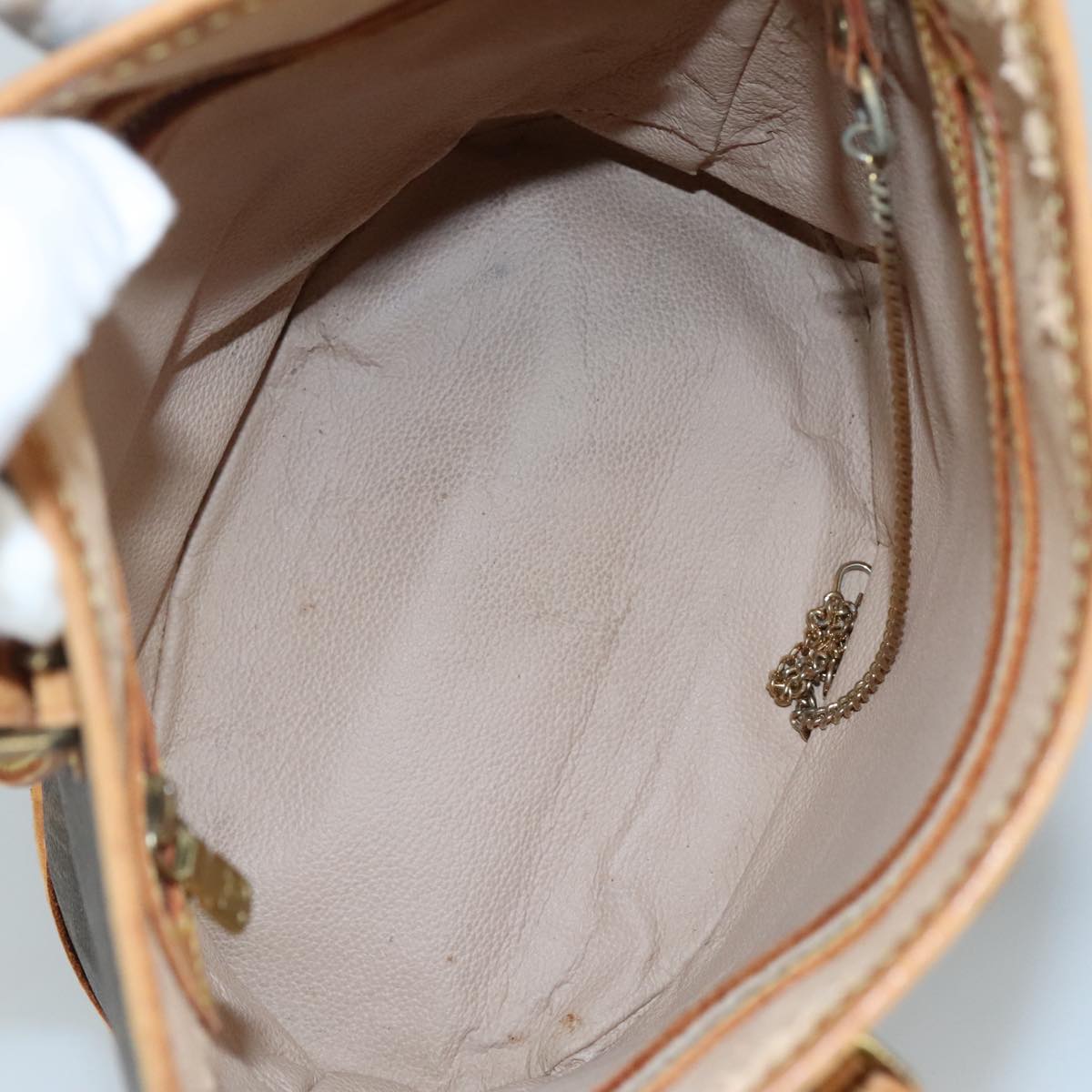 LOUIS VUITTON Monogram Bucket PM Shoulder Bag M42238 LV 110032