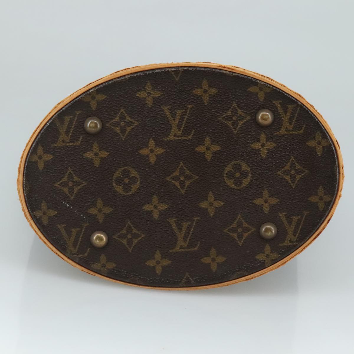 LOUIS VUITTON Monogram Bucket PM Shoulder Bag M42238 LV 110032