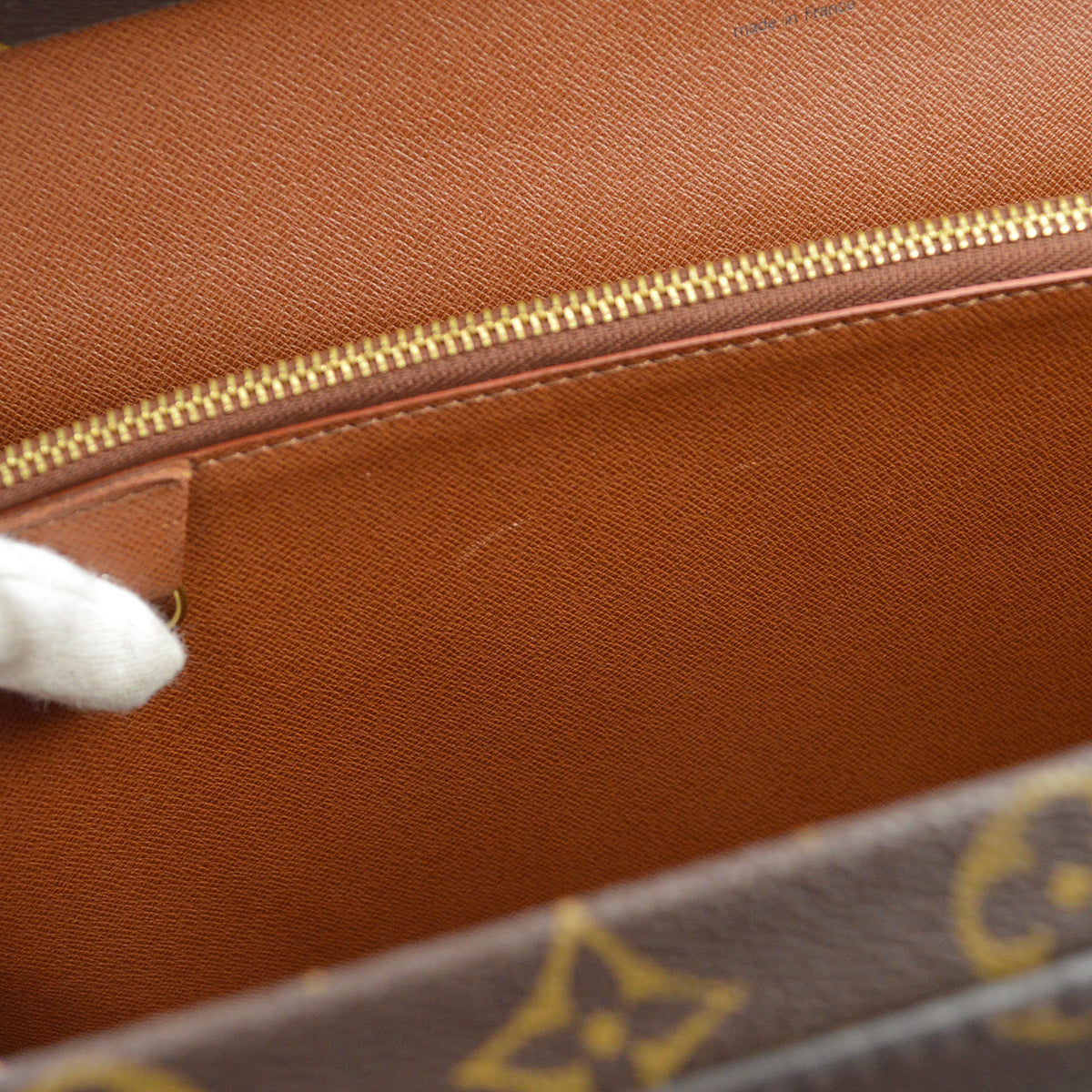 Louis Vuitton 1998 Monogram Serviette Fermoir Business Handbag M53305