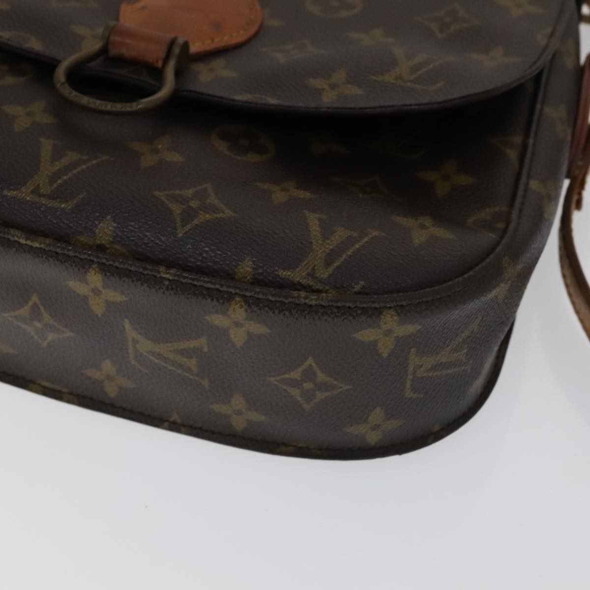 LOUIS VUITTON Monogram Saint Cloud GM Shoulder Bag M51242 LV 110606