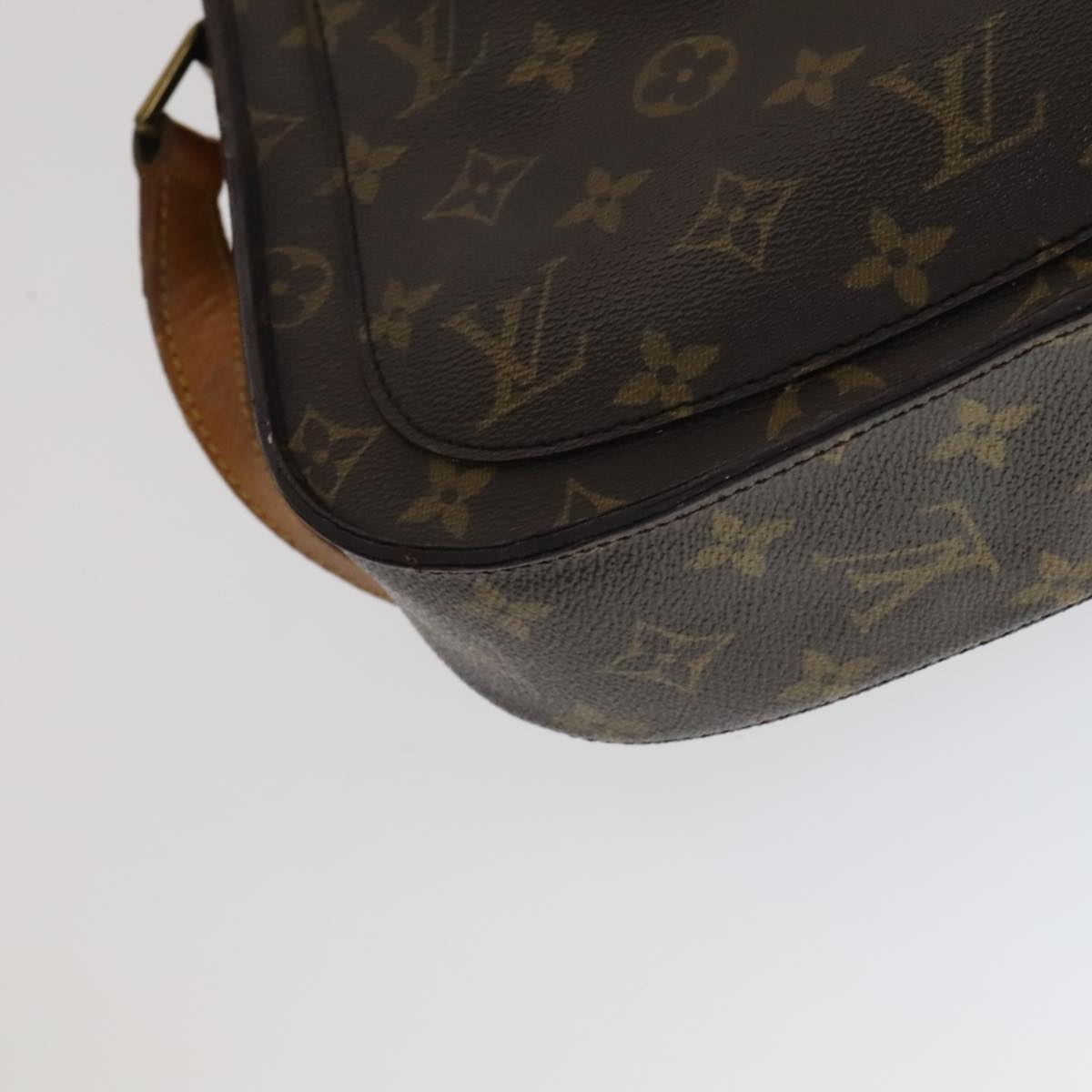 LOUIS VUITTON Monogram Saint Cloud GM Shoulder Bag M51242 LV 110606