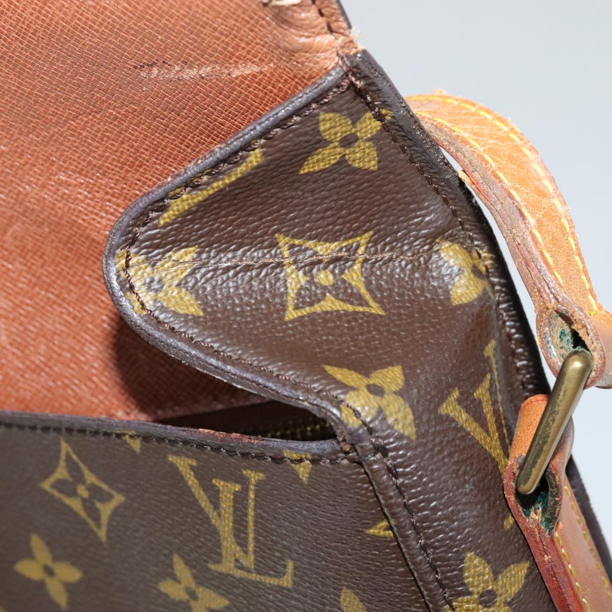 LOUIS VUITTON Monogram Saint Cloud GM Shoulder Bag M51242 LV 110606