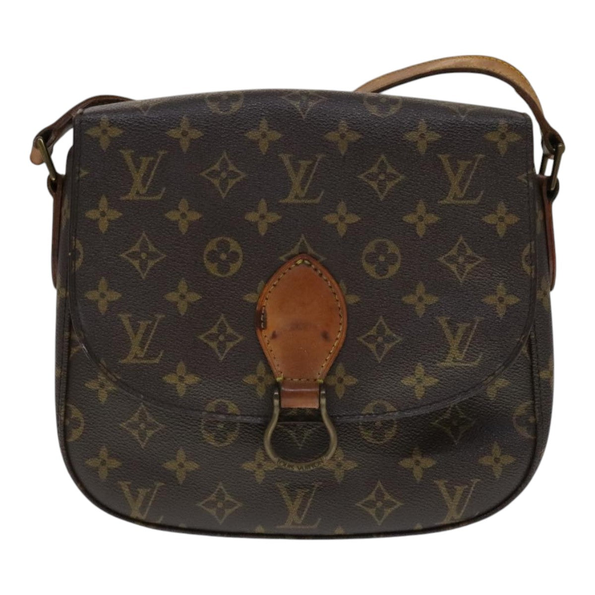 LOUIS VUITTON Monogram Saint Cloud GM Shoulder Bag M51242 LV 110606