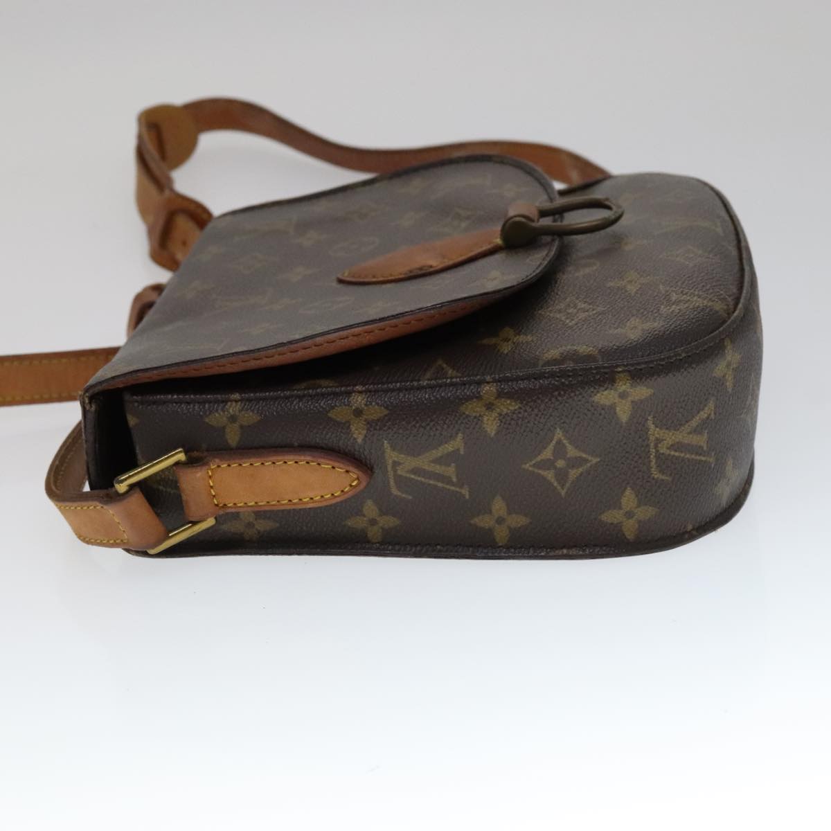 LOUIS VUITTON Monogram Saint Cloud GM Shoulder Bag M51242 LV 110606