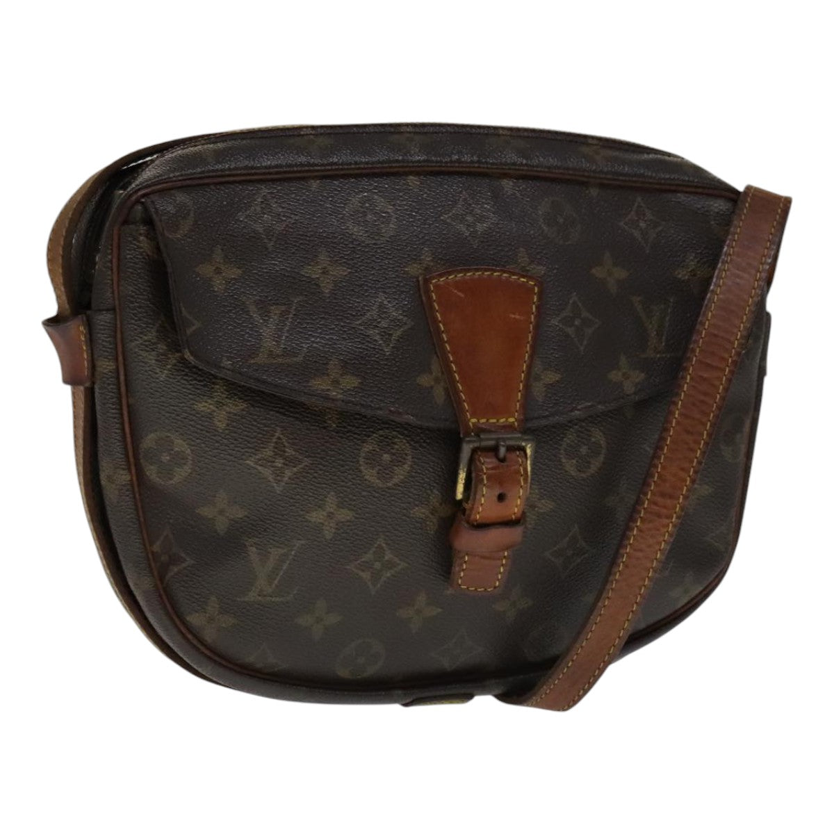 LOUIS VUITTON Monogram Jeune Fille GM Shoulder Bag M51225 LV 110609