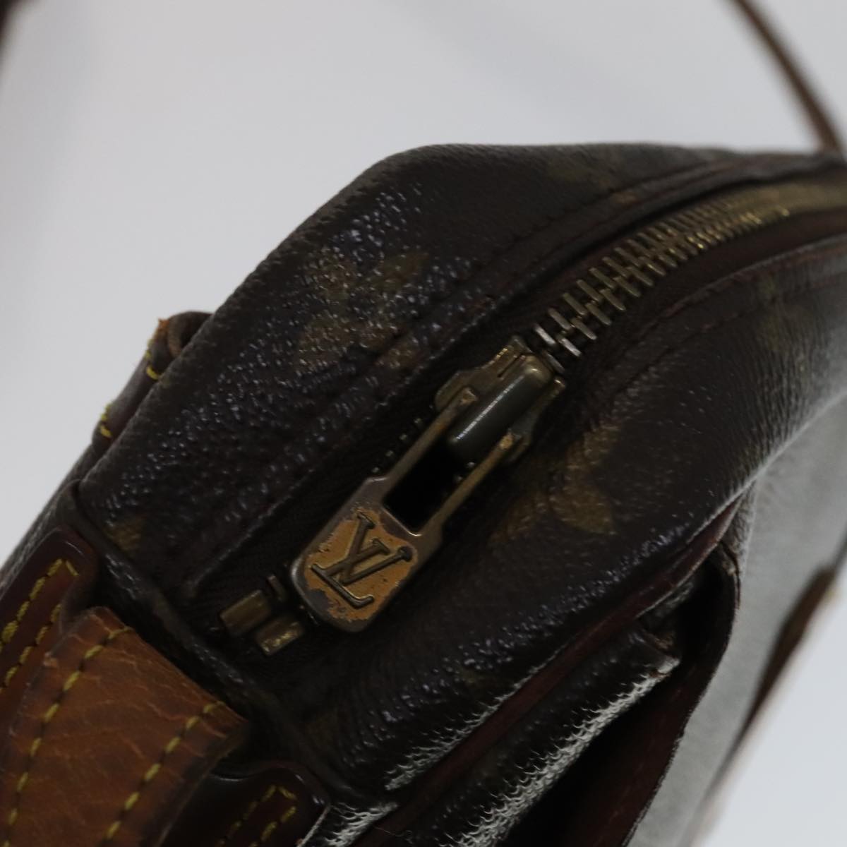 LOUIS VUITTON Monogram Jeune Fille GM Shoulder Bag M51225 LV 110609