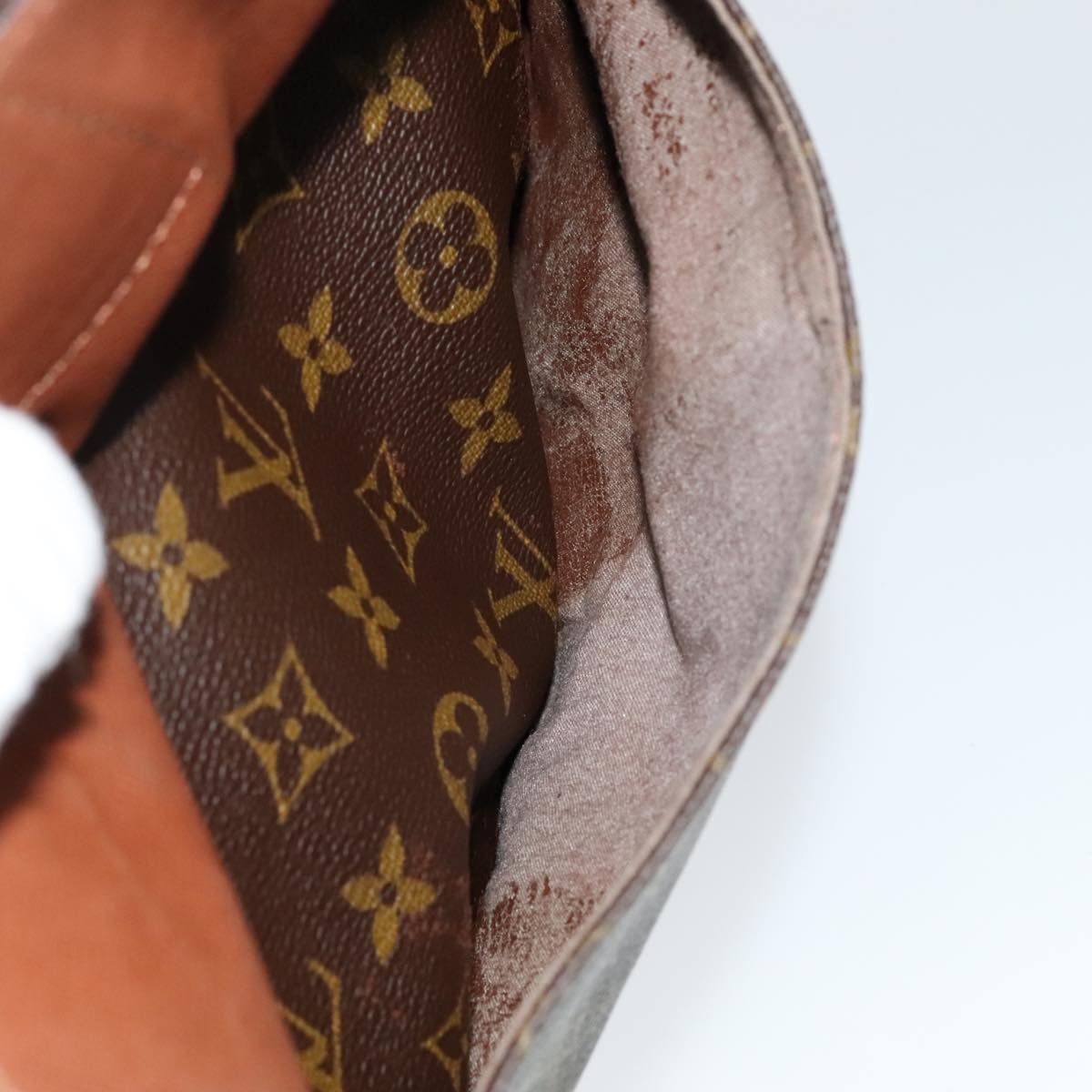 LOUIS VUITTON Monogram Jeune Fille GM Shoulder Bag M51225 LV 110609