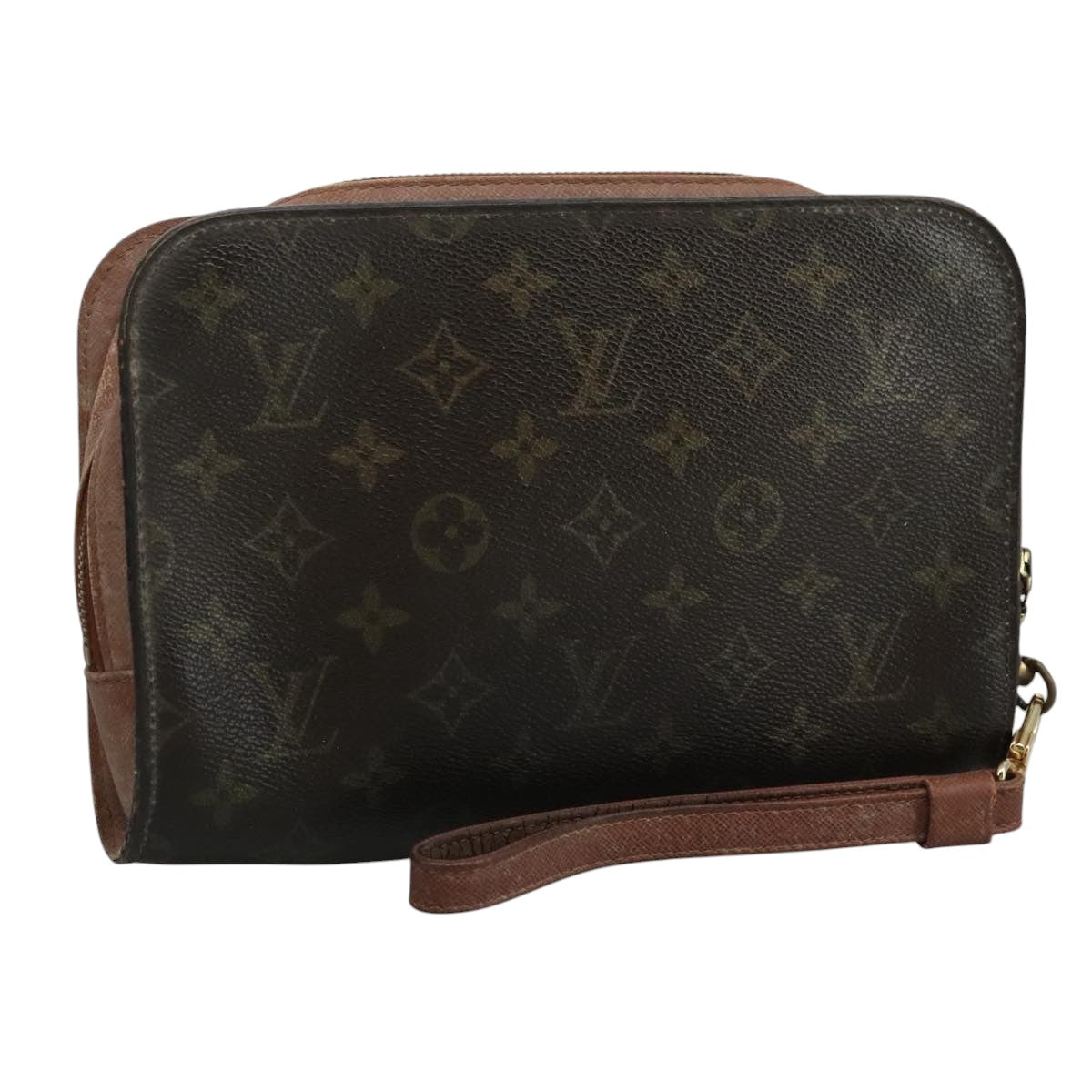 LOUIS VUITTON Monogram Orsay Clutch Bag M51790 LV 110610