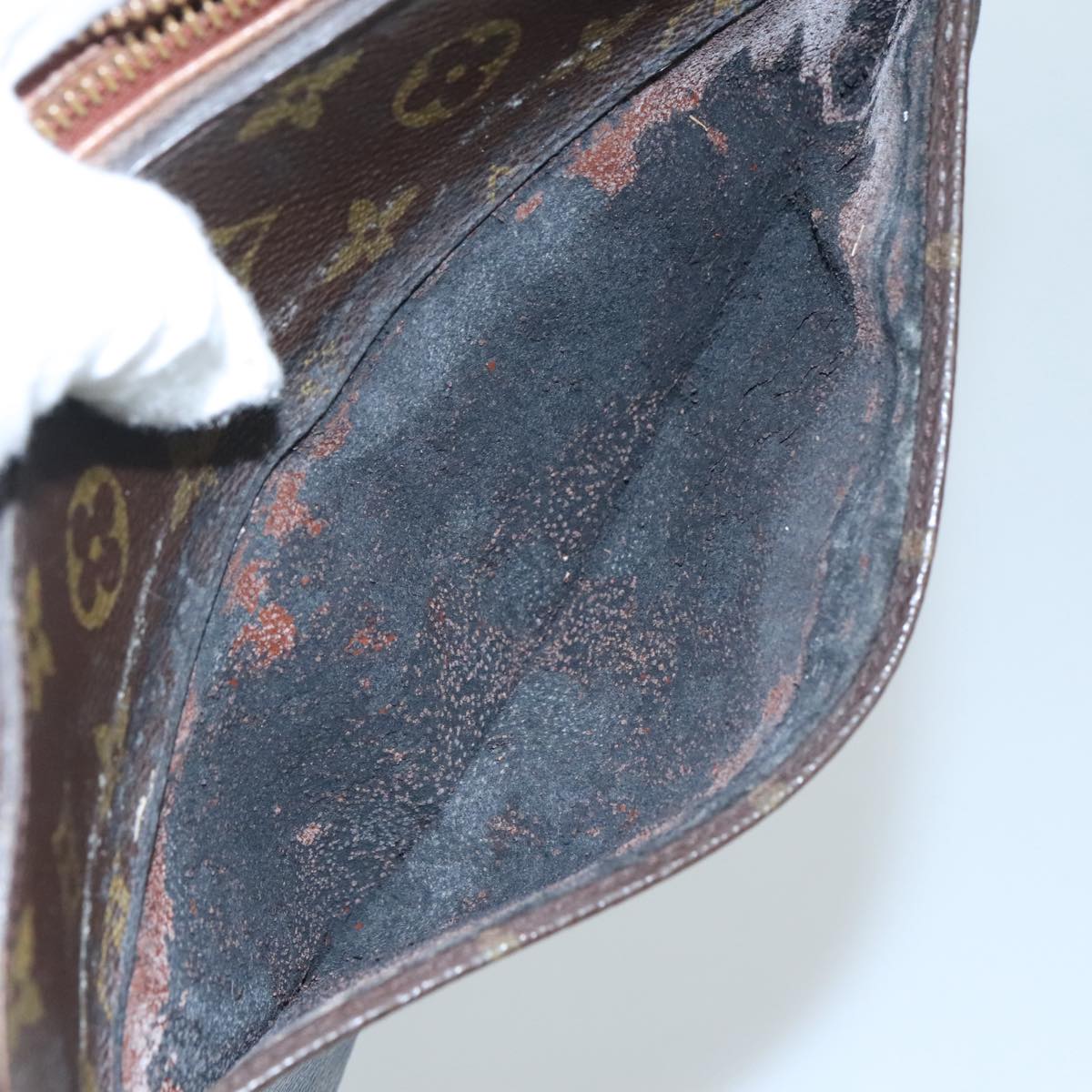 LOUIS VUITTON Monogram Orsay Clutch Bag M51790 LV 110610
