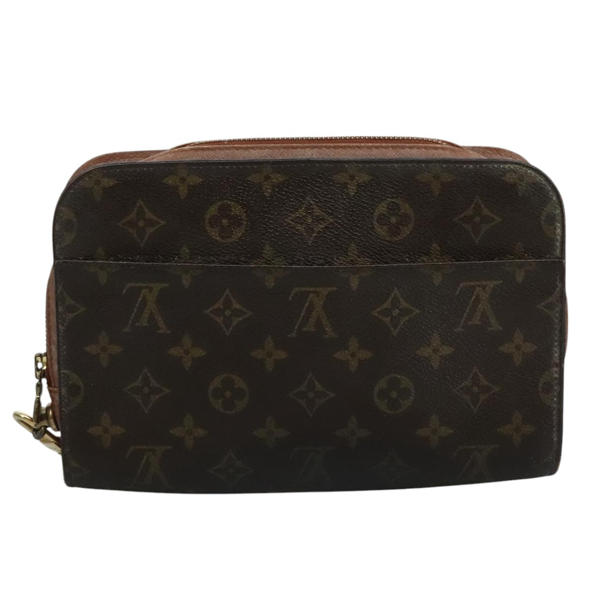 LOUIS VUITTON Monogram Orsay Clutch Bag M51790 LV 110610