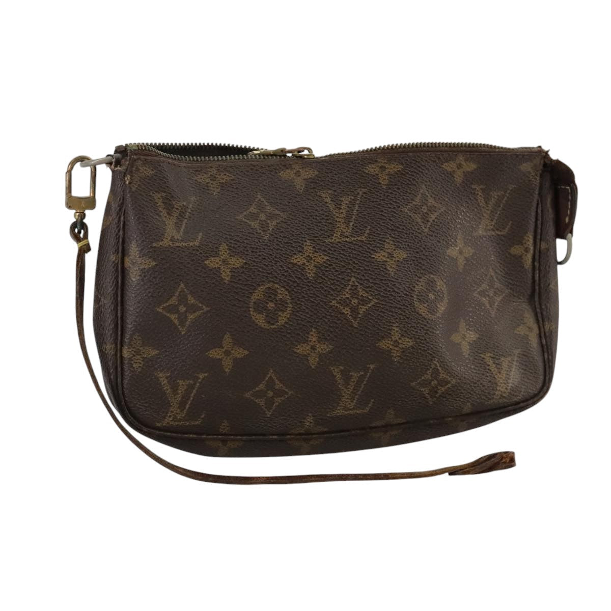 LOUIS VUITTON Monogram Pochette Accessoires Pouch M51980 LV 110611