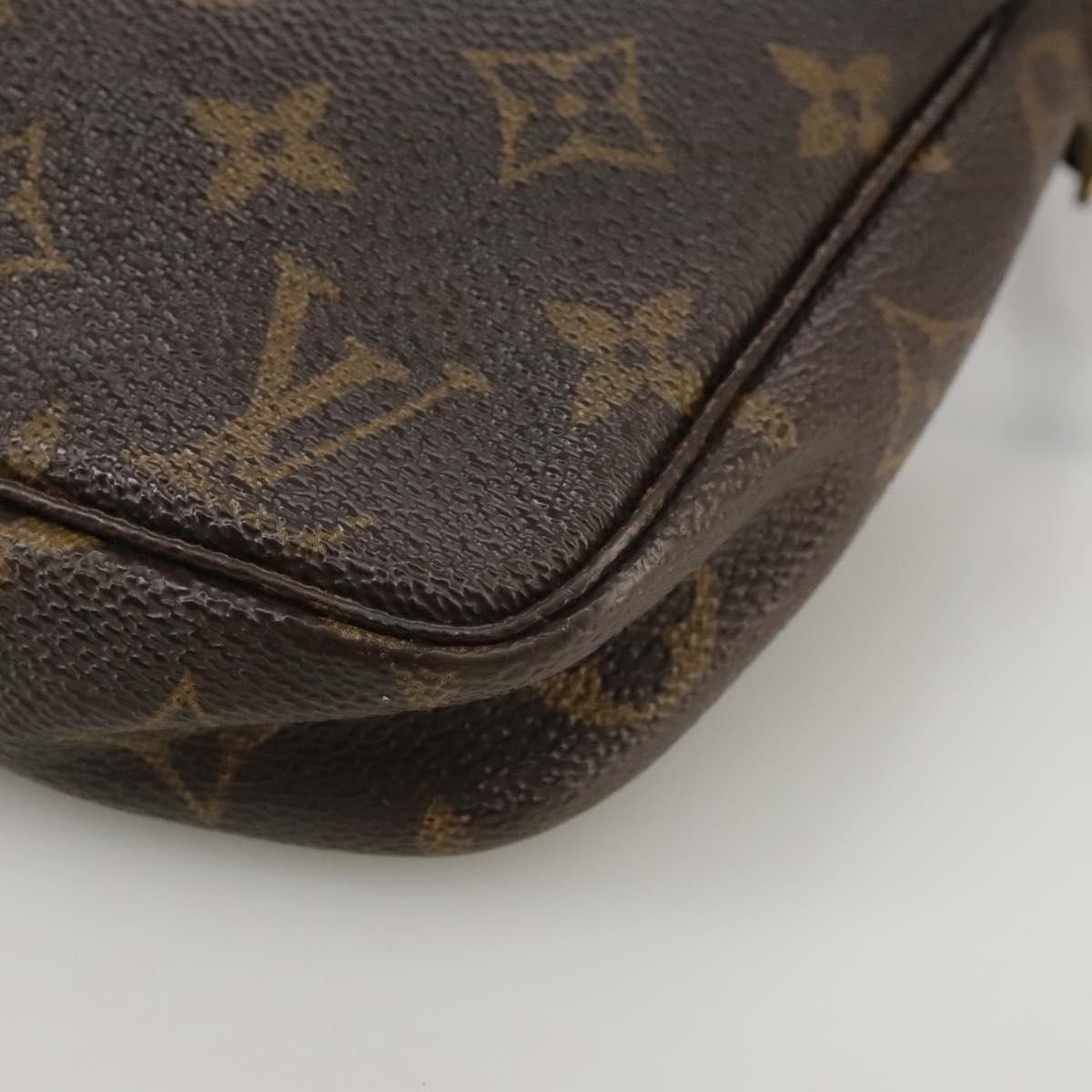 LOUIS VUITTON Monogram Pochette Accessoires Pouch M51980 LV 110611