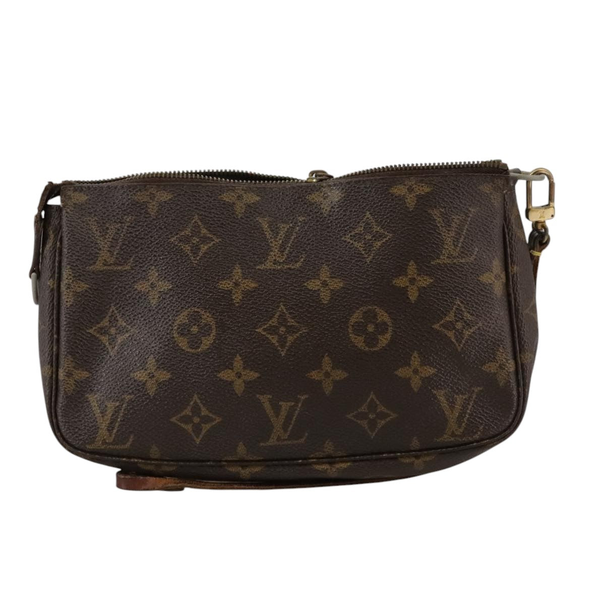 LOUIS VUITTON Monogram Pochette Accessoires Pouch M51980 LV 110611