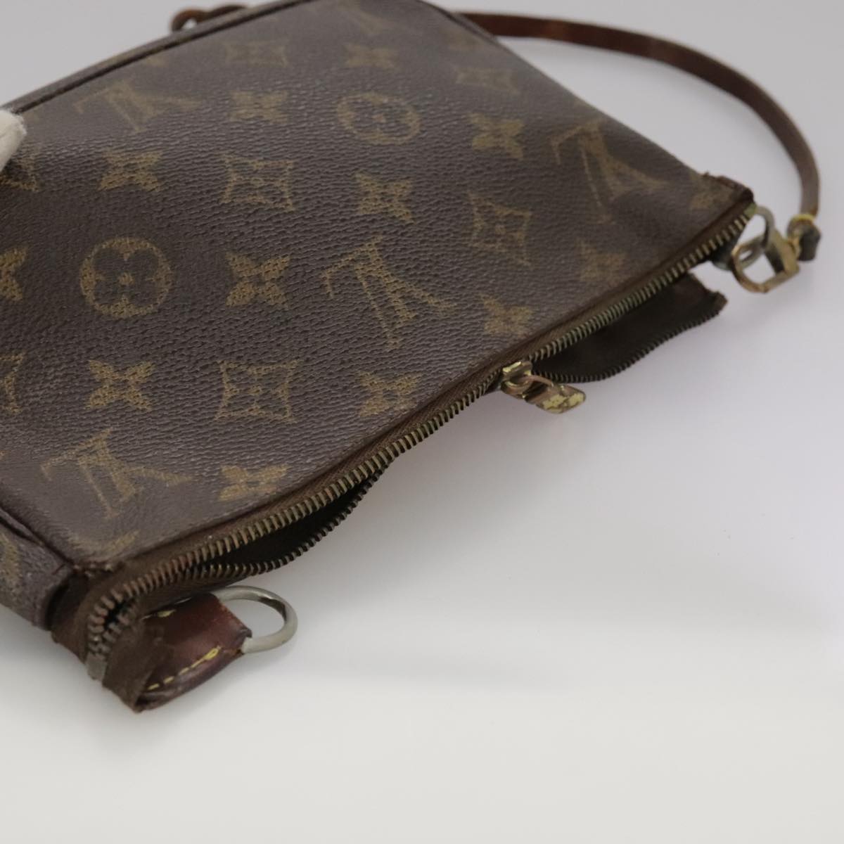 LOUIS VUITTON Monogram Pochette Accessoires Pouch M51980 LV 110611