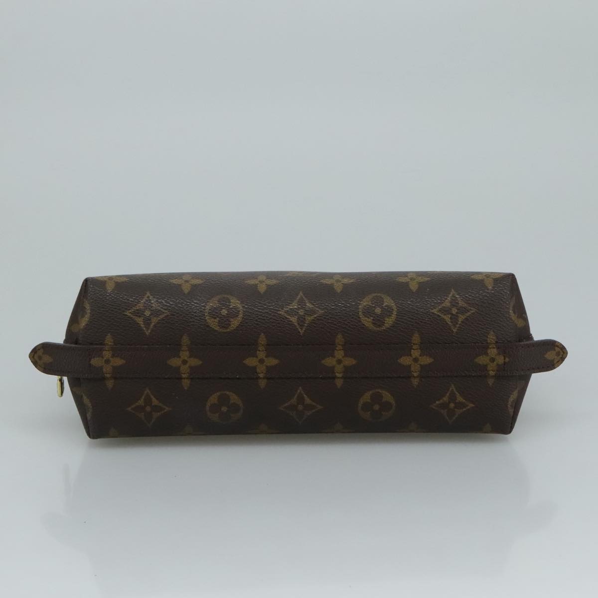 LOUIS VUITTON Monogram Trousse Demi Ronde Cosmetic Pouch M47520 LV 110615