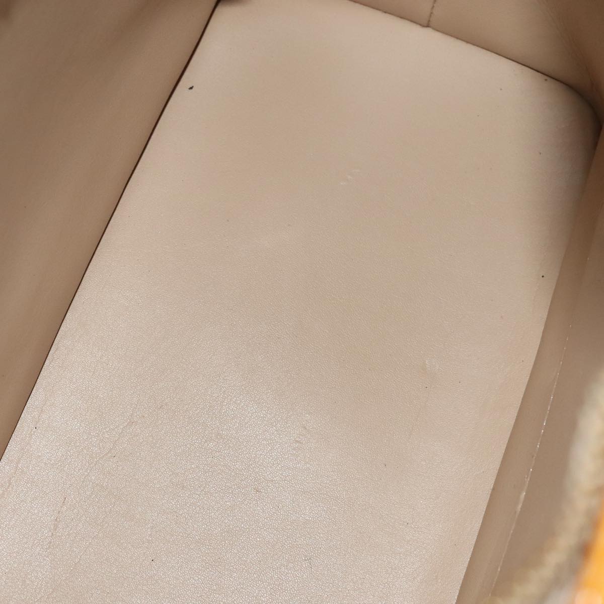 LOUIS VUITTON Monogram Vernis Houston Hand Bag Beige M91004 LV 110623